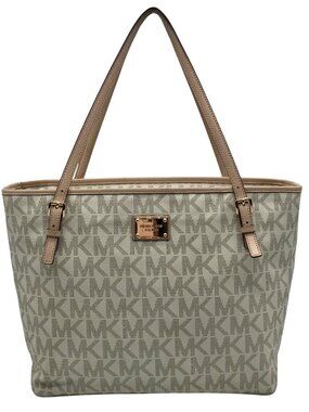 Michael Kors Vanilla Monogram Diaper Tote Bag